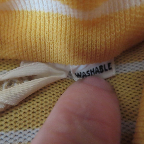 vintage rare 50s 60s miss pat striped polo shirt runs small no size - Picture 6 of 6